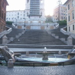 Enjoying Piazza di Spagna’s view 